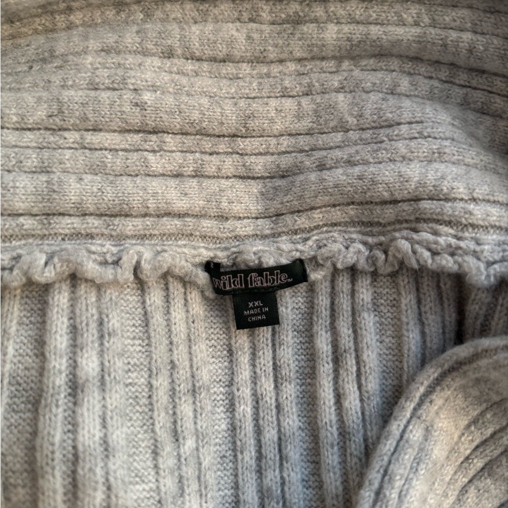 Wild Fable Women’s Mid Rise Rib Knit Column Maxi Skirt NWT Size XXL Grey - Picture 5 of 6